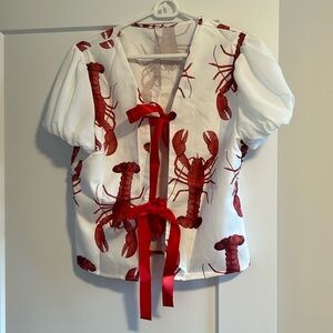 Adorable Lobster Blouse (Brand New)